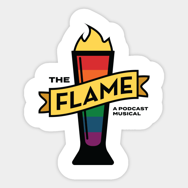 The Flame (light) Sticker by Lez Hang Out 